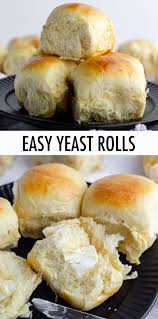 Easy Yeast Rolls Recipe Easy Yeast Rolls Yeast Rolls Savoury Food