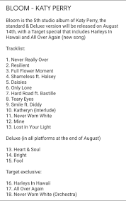 Leaked Katy Perry Tracklist Bastille