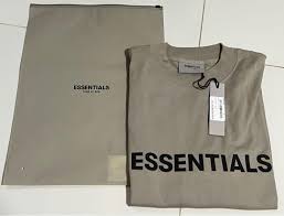 Fear Of God Essentials Olive Size S Long Sleeves Men S Fashion Tops Sets Tshirts Polo Shirts On Carousell