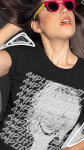 COURTNEY Classic Fit AmplifyDestroy Print Tee Shirt Courtney Love black  punk rock mens womens unisex