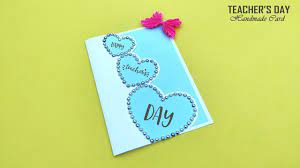 Upload colorful photos to the template, add text, pick a cheerful soundtrack, and let our online birthday video maker handle the rest. Diy Teacher S Day Card Handmade Teachers Day Card Making Idea Teachers Diy Diy Teachers Day Card Teacher S Day Card Handmade