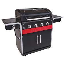 Hybrid charcoal and gas cooking system. Char Broil Char Broil Gas2coal 4 Burner Hybrid Grill Cast Iron 740 Sq In Black And Red 463278419 Rona