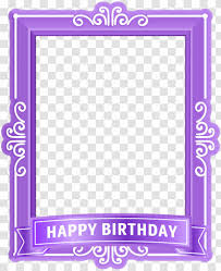 Customize your happy birthday photo collages. Happy Birthday Photo Frame Picture Rectangle Transparent Png
