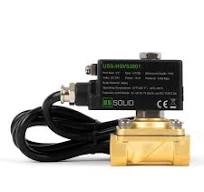Patlamaya Dayanıklı Solenoid Valf 1/2" Pirinç Normalde Kapalı 24VDC - NPT