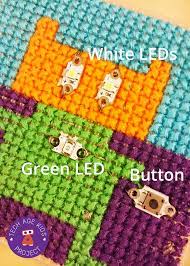 They're all available to download for free and you won't need any special equipment, so head off the i'm bored! moans and buy yourself a. Project Etextiles With Cross Stitch And Leds In Parallel Tech Age Kids Technology For Children