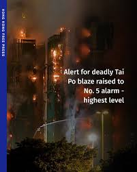 Hong - BREAKING: The Fire Services Department raised the ...