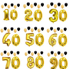 Though the word is related to four (4), the spelling forty replaced fourty in the course of the 17th century and is now the standard form. 40 Zoll Hochzeitstag Partei Dekoration Gold Anzahl Ballons Beifall Zu 10 20 30 40 50 60 70 80 90 Jahre Erwachsene Ruhestand Cheer Cheer Balloons Aliexpress