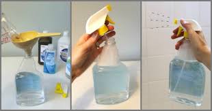 Spray down the shower, then watch as the vinegar and baking soda together create a cleansing, bubbling foam. Homemade Daily Shower Cleaner Spray