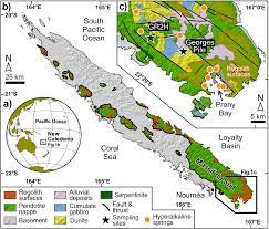 Quaternary low-temperature serpentinization and carbonation in the New  Caledonia ophiolite | Scientific Reports