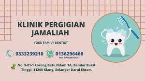 Inilah daftar klinik dokter gigi dan tarif dokter gigi terlengkap di setiap wilayah di indonesia. Klinik Pergigian Jamaliah Home Facebook