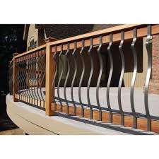 Black Aluminum Deck Railing Home Depot Pin On All About Outdoor Living