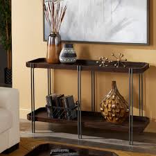 Dark wood sofa table (newhall). Connan Dark Cherry Wood Finish Sofa Table By Inspire Q Modern Overstock 30997335