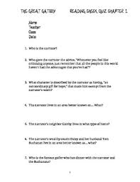 Scott fitzgerald and published in 1925. The Great Gatsby Chapter 1 5 Quiz The Great Gatsby Chapter 1 Quiz