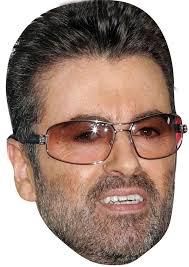 FoxyPrinting George Michael Celebrity Cardboard Party Face Mask Fancy Dress  : Amazon.co.uk: Toys & Games