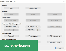 A free software bundle for high quality audio and video playback. K Lite Codec Tweak Tool 6 2 3 Download For Windows 10 8 7 Horje