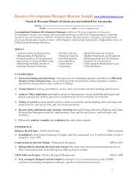 Financial planning and analysis managers handle a company's planning and analysis operations and participate in financial modeling activities. Business Development Manager Position Resume Sample Templates At Allbusinesstemplates Com