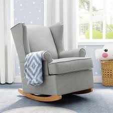Baby Relax Wainwright Wingback Convertible Rocker Gray Walmart Com In 2020 Wingback Rocking Chair Rocking Chair Nursery Nursery Chair