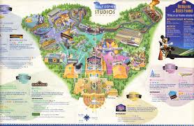 walt disney studios park 2003 park map