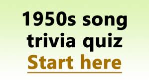Nov 05, 2021 · 50's trivia questions and answers : Triviaofmusic Com