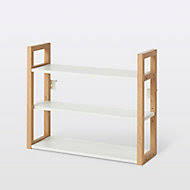 Cette étagère murale verticale de qualité qui offre un bel espace de rangement. Tablette Support Et Etagere Murale Salle De Bain Castorama