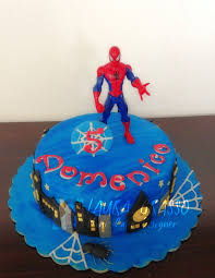 I 5 Anni Di Domenico Con Spiderman Torte Pasta Di Zucchero