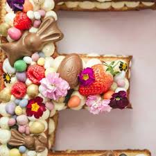 Personalize your knitting projects, such as a blanket, hat, and more, with these simple and easy knit block patterns for every letter of the alphabet. How To Make A Letter Cake E Is For Easter Amy Treasure