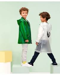 Petit Bateau Chubasquero De Nino Traslucido En Verde Chubasquero Nina Ropa Impermeable Ropa Para Ninos Varones