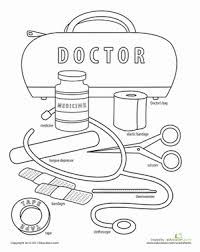 Doctor S Tools Worksheet Education Com Community Helpers Preschool Community Helpers Community Helpers Theme
