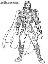 Practicing coloring is a proven path to successful learning for children. Avengers Thor Coloring Page Free Printable Coloring Pages For Kids