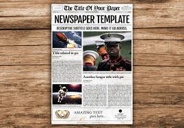 To report on an event for the readers of a newspaper. Newspaper Template Word Free Download