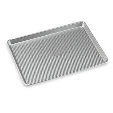 Usa Pan Nonstick 17 Inch X 12 Inch Half Sheet Pan Bed Bath Beyond Fast Cleaning Half Sheet Pan Nonstick