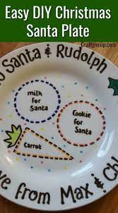 Diy Santa Plate With Sharpie Pens Diy Christmas Plate Diy Sharpie Crafts Santa Plate