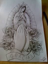 Pin By Angelica Alvarez On Virgen De Guadalupe Mexico Tattoo Outline Drawing Mary Tattoo Tattoo Designs