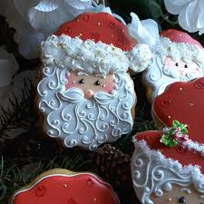 Cute Mr Claus Christmas Cookie By Teri Pringle Wood Christmas Cookies Decorated Christmas Cookies Xmas Cookies