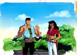 De souza, who acquired the tv rights after producing the video game. Cadillacs And Dinosaurs Animation Cell 01 In Brendon And Brian Fraim S Our Animation Cell Collection Comic Art Gallery Room