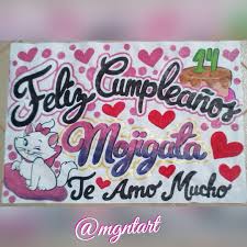 Pancartas Para Todo Tipo De Ocasion Expresa Tus Ideas Mgntart Arte Pancartas Diseno Like4like Anaco Venezuela Gifts Happy Birthday Birthday
