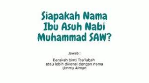 At this stage (from adam a.s down to ibrahim a.s), there are uncertainties in the tree. Ibu Asuh Rasulullah Saw Barakalah Binti Tsa Labah Infoceks Eps 6 Youtube