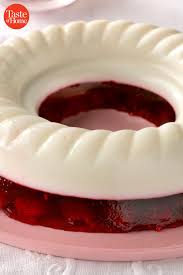 Snowy Raspberry Gelatin Mold Recipe Jello Mold Recipes Jello Dessert Recipes Desserts