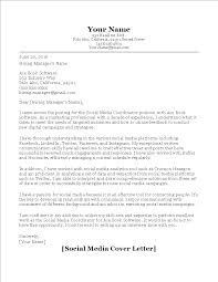 Social media content creator cover letter. Social Media Cover Letter Templates At Allbusinesstemplates Com