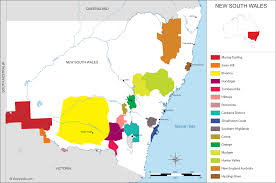 State map, street, road and directions map as well as a satellite tourist map of new south wales. New South Wales Map Of Vineyards Wine Regions