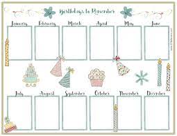 Instantly download birthday calendar templates, samples & examples in microsoft word (doc), google docs and apple pages. Family Birthday Calendar Template Vorte