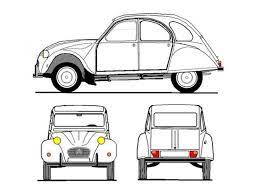 idee 17 voiture dessin profil 2cv citroen site web de nouilles twisty