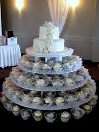 Fresh Flowers Wedding Cakes Two Tier Wedding Cakes With Cupcakes Wedding Cakes Lilac Tiered Wedding Cake