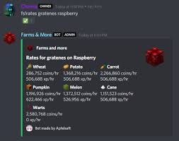 The best stable status bot on discord, now with live displays. Discord Bot For Farming Hypixel Minecraft Server And Maps