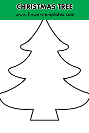 Christmas Tree Template Large Christmas Tree Template Flowers Templates