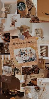 This aesthetic is similar to vsco girls, but fully leans into bright hair barrettes and pastel colors. Bts Aesthetic Wallpaper Brown Taehyung Jungkook Rm Suga Jin Jhope Jimin Aesthetic Col Bts Wallpaper Iphone Wallpaper Iphone Wallpaper Tumblr Aesthetic