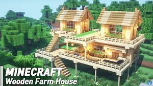 Pin By M On Minecraft Structures Easy Minecraft Houses Minecraft Wooden House Minecraft Farm House