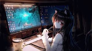 We have an extensive collection of amazing background images carefully chosen by our community. Anime Girl Computer Desktop 4k Wallpaper 4 2477