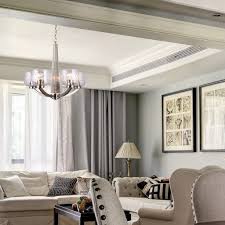 Alice House 22 5light E26 Large Chandelier Brushed Nickel Modern Style Traditional Hanging Pandent Large Chandeliers Living Dining Room Pendant Light Fixtures