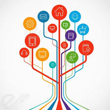 Technology Growth Tree Concept Illustration Vector Free Free Vector Illustration Vector Free Download